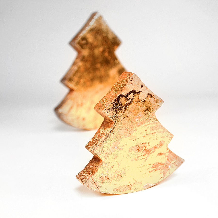 Украшение новогоднее "Ель золотая" Golden tree, 15х14х2,5 см ENJOYME  253076 Золото  - Вид №2