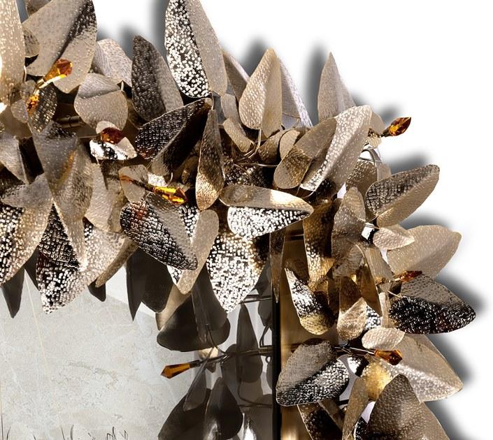 LUXXU Прямоугольное настенное зеркало с кристаллами swarovski® Mcqueen sun-id-1415557 - Вид №2