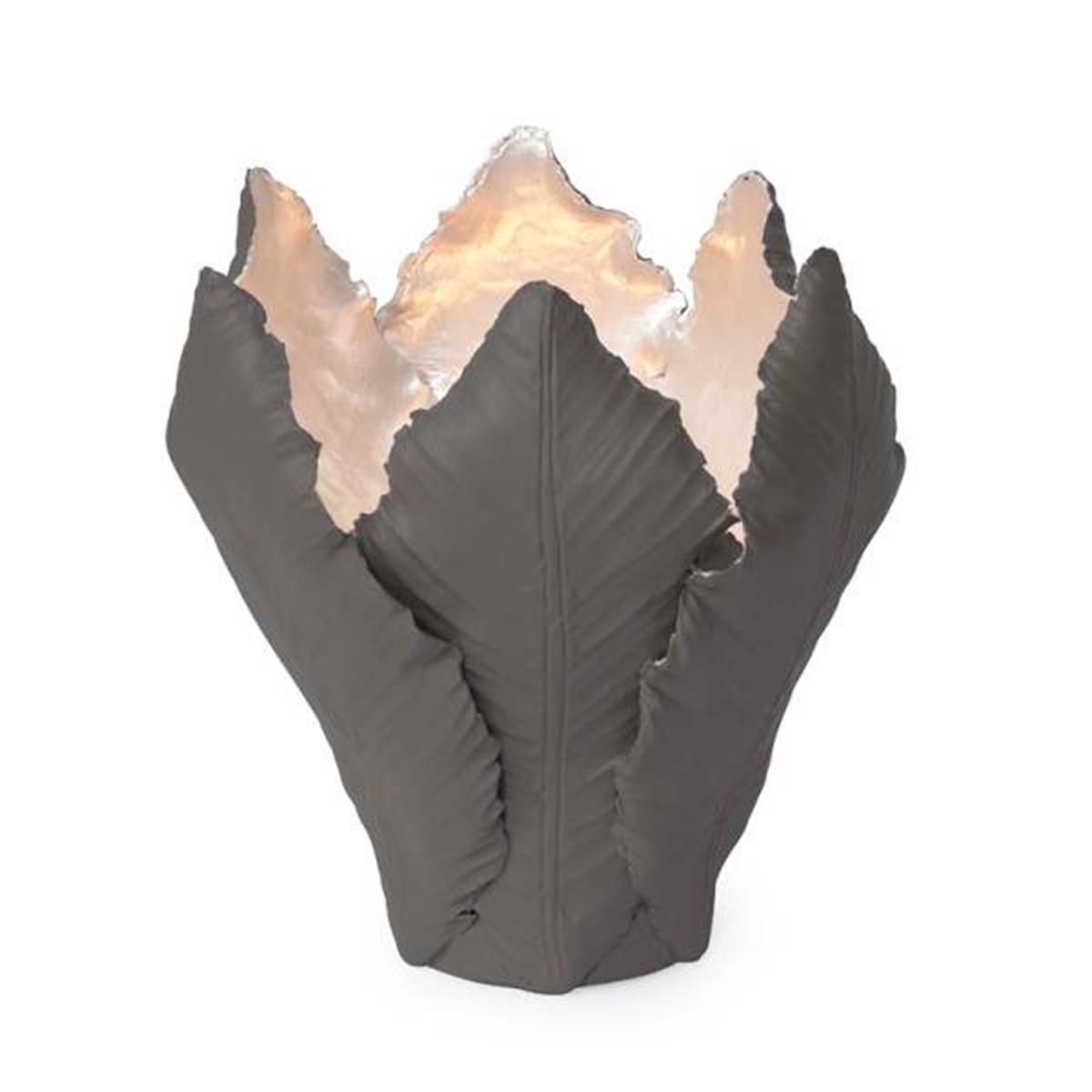 300050-B1 ABHIKA ПОДСВЕЧНИК ТЮЛЬПАН BROWN/GOLD  - Вид №1