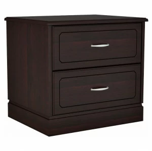 Маленькая прикроватная тумбочка коричневая с 2 ящиками "Варна №4" DREAMLINE ВАРНА 173513 Коричневый