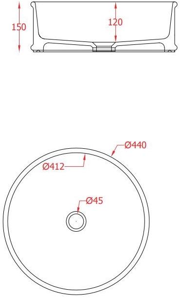 Atl001 Накладная раковина на столешницу  овальная ArtCeram ATELIER - Вид №5