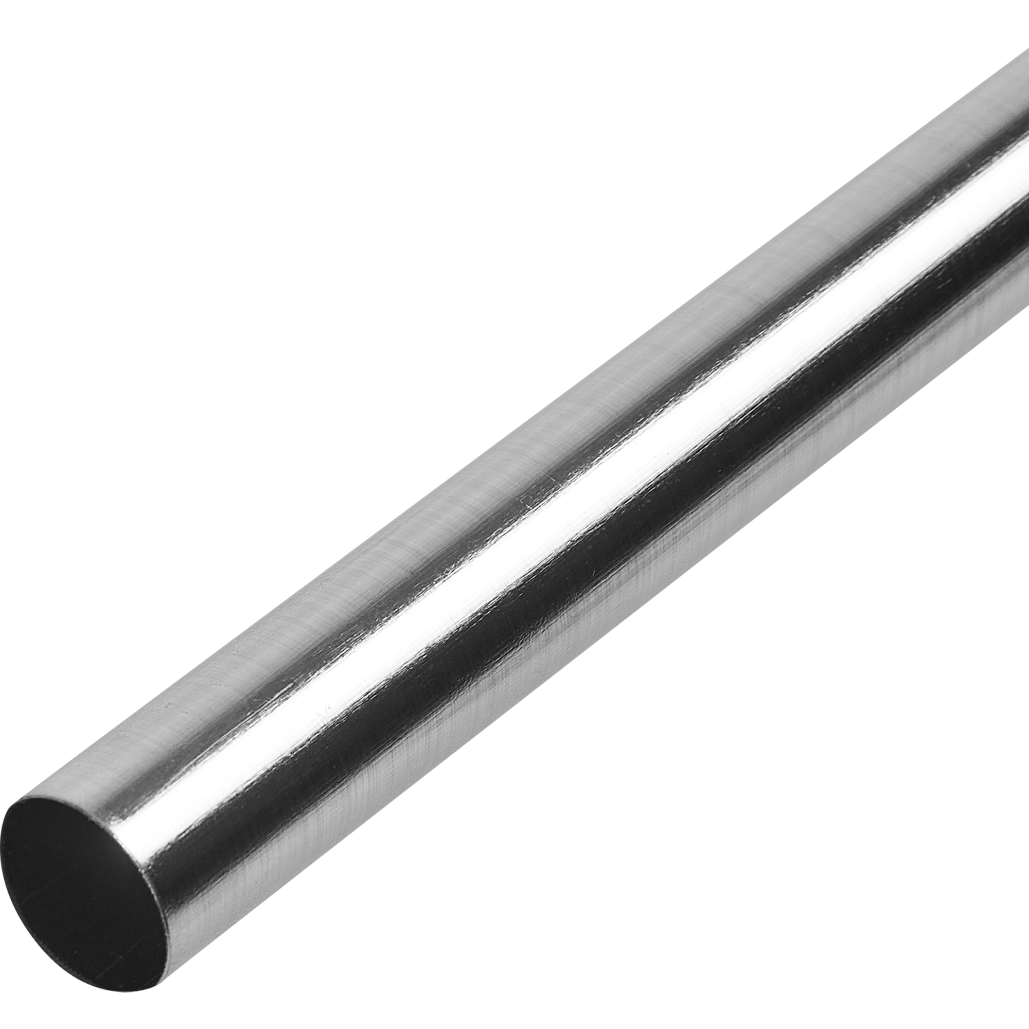 Штанга гладкая INSPIRE 240 см матовый хром для гардин и штор 85186434 STLM-0059609