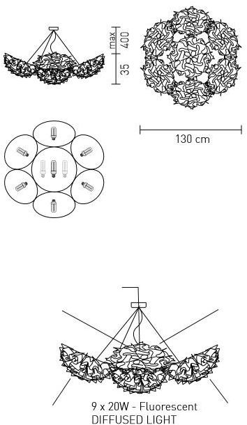Slamp Потолочный светильник Steelflex® Veli sun-id-1394877 - Вид №1