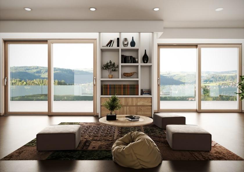 Fresia Alluminio Раздвижное окно из алюминия и дерева Slide sun-id-1344771 - Вид №2