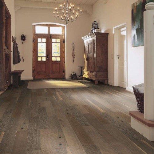 Паркетная доска Meister PS 300 Античный коричневый 8239 Дуб Рустик с брашью (Текстурированная) 1187х142 мм 2300200067 - Вид №9