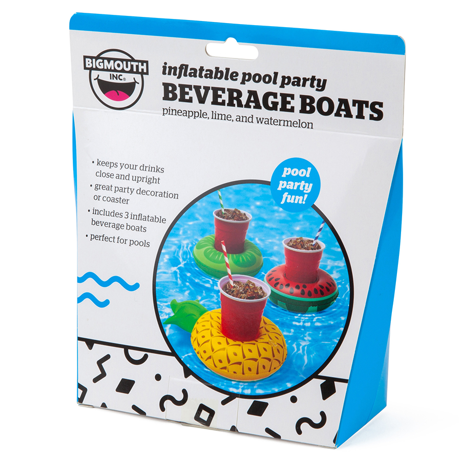 BMDFTR Набор подстаканников для бассейна , fruit, 3 шт BigMouth  - Вид №12
