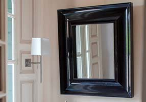 Gentry Home Байрон Mirror wood frame Черный GH102220  - Вид №1