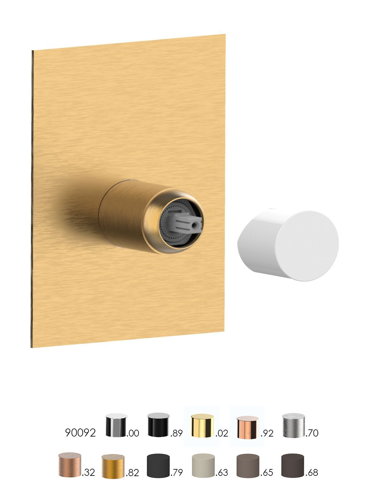 Однорычажный смеситель для душа с пластиной Rubinetterie Frattini NARCISO S 78521S ARCH-00016448 - Вид №2