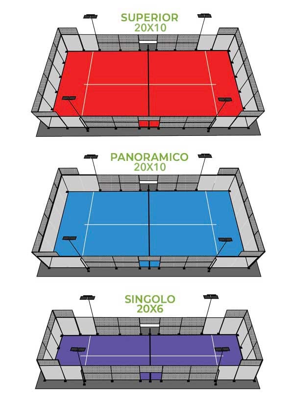 Кампо да падель OFFICINE D'AMICO CAMPO PADEL ARCH-00146193 - Вид №2