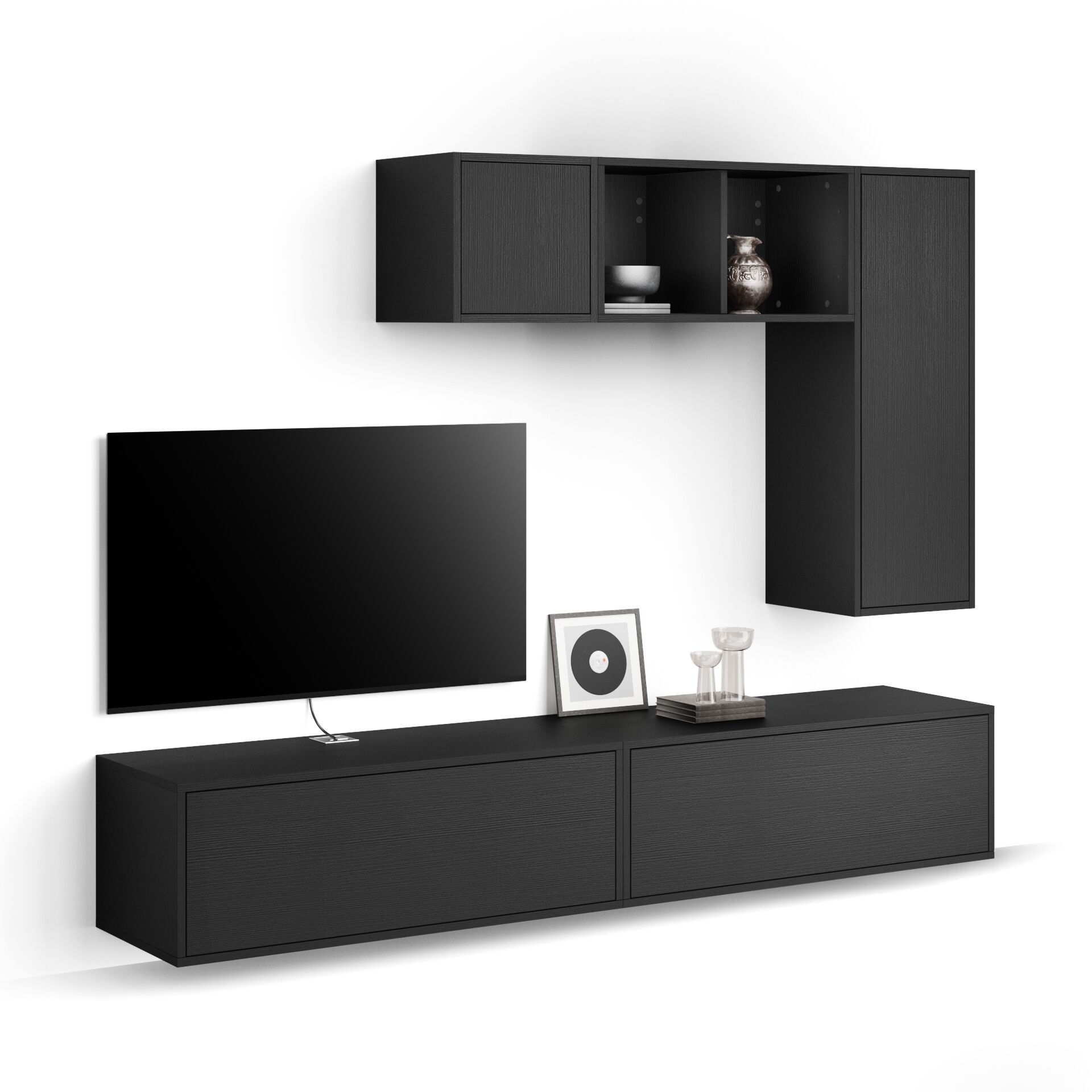 Модульная оборудованная стена установленная стеной в меламинированном Mobili Fiver IACOPO ARCH-00070420 - Вид №1