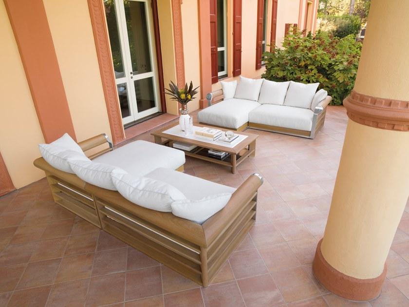 Visionnaire 3-х местный тканевый садовый диван Galloway sun-id-1405301 - Вид №1