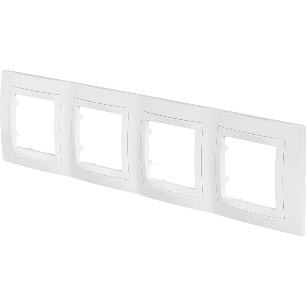 Рамка для розеток и выключателей Systeme Electric Unica 4 поста, цвет бежевый 10155559 STLM-2142134 - Вид №1