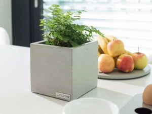 CO33 Квадратный бетонный горшок для растений Angulus B15