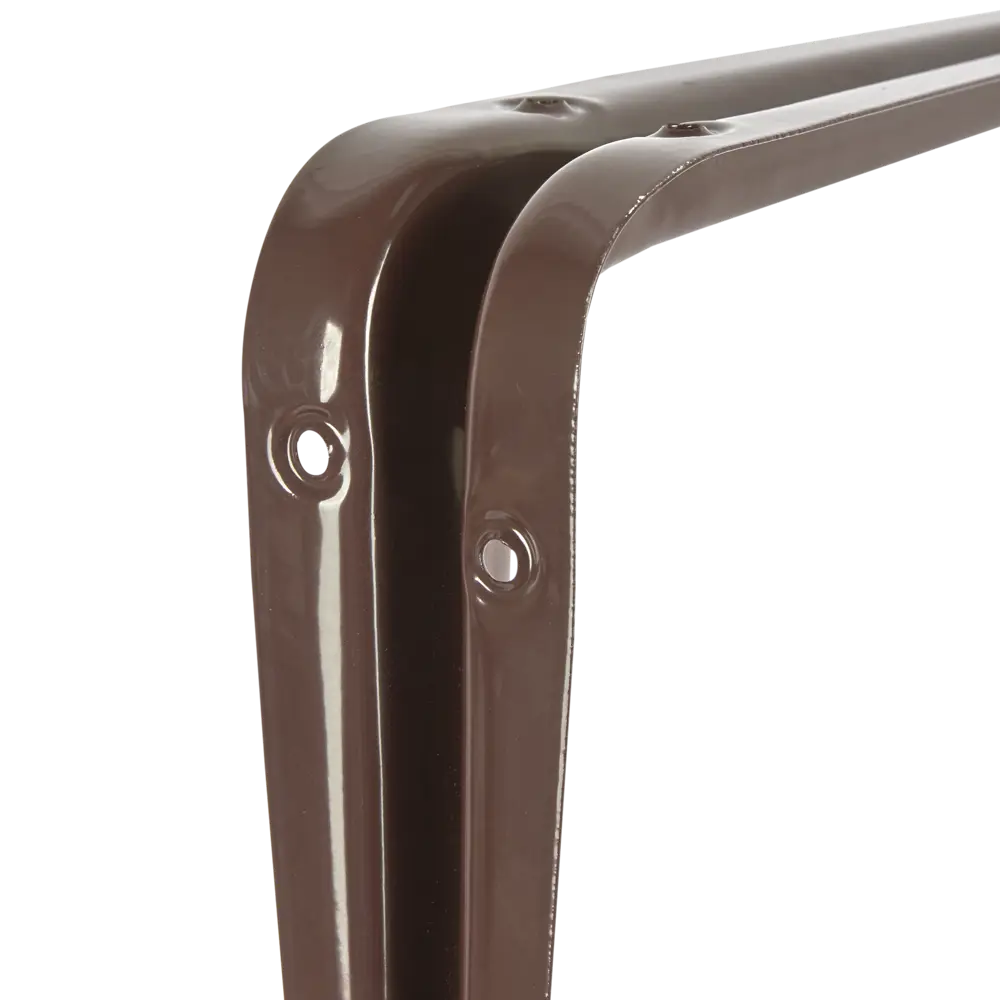 Кронштейн для полки Utility 25x30 см нагрузка до 10 кг металл цвет коричневый LARVIJ STLM-2105788 - Вид №1