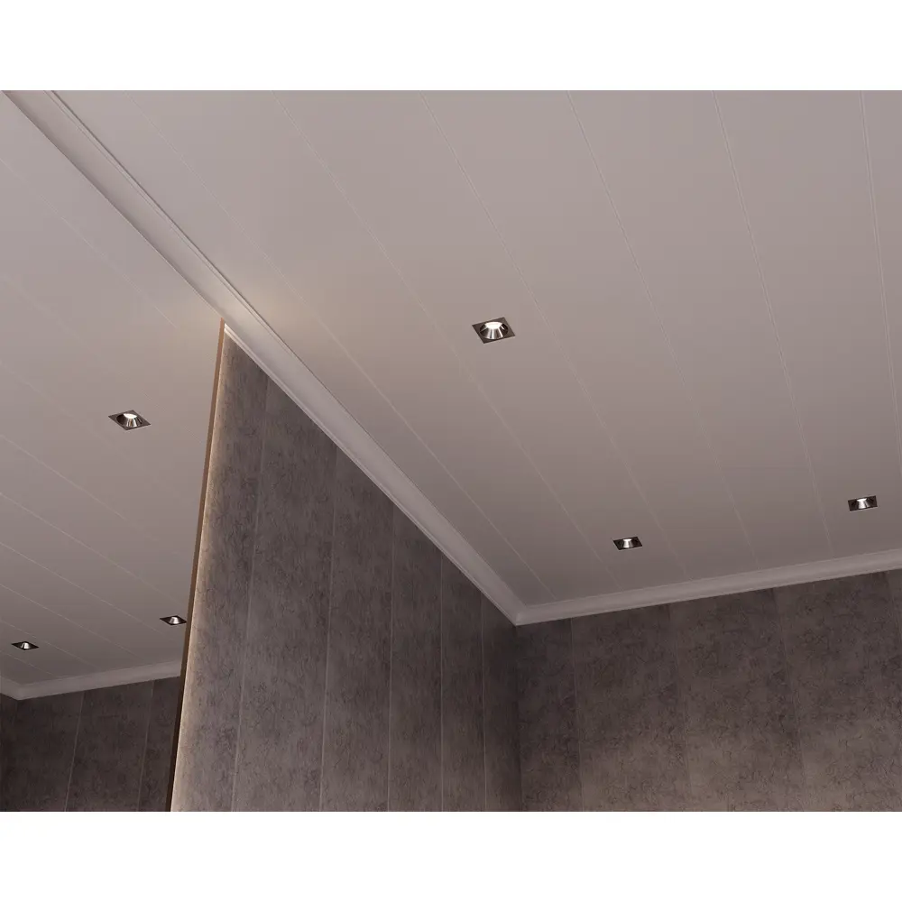 Стеновая панель ПВХ белый матовый 3000x250x5 мм 0.75 м² 89410370 STLM-2177455 VENTA  - Вид №2
