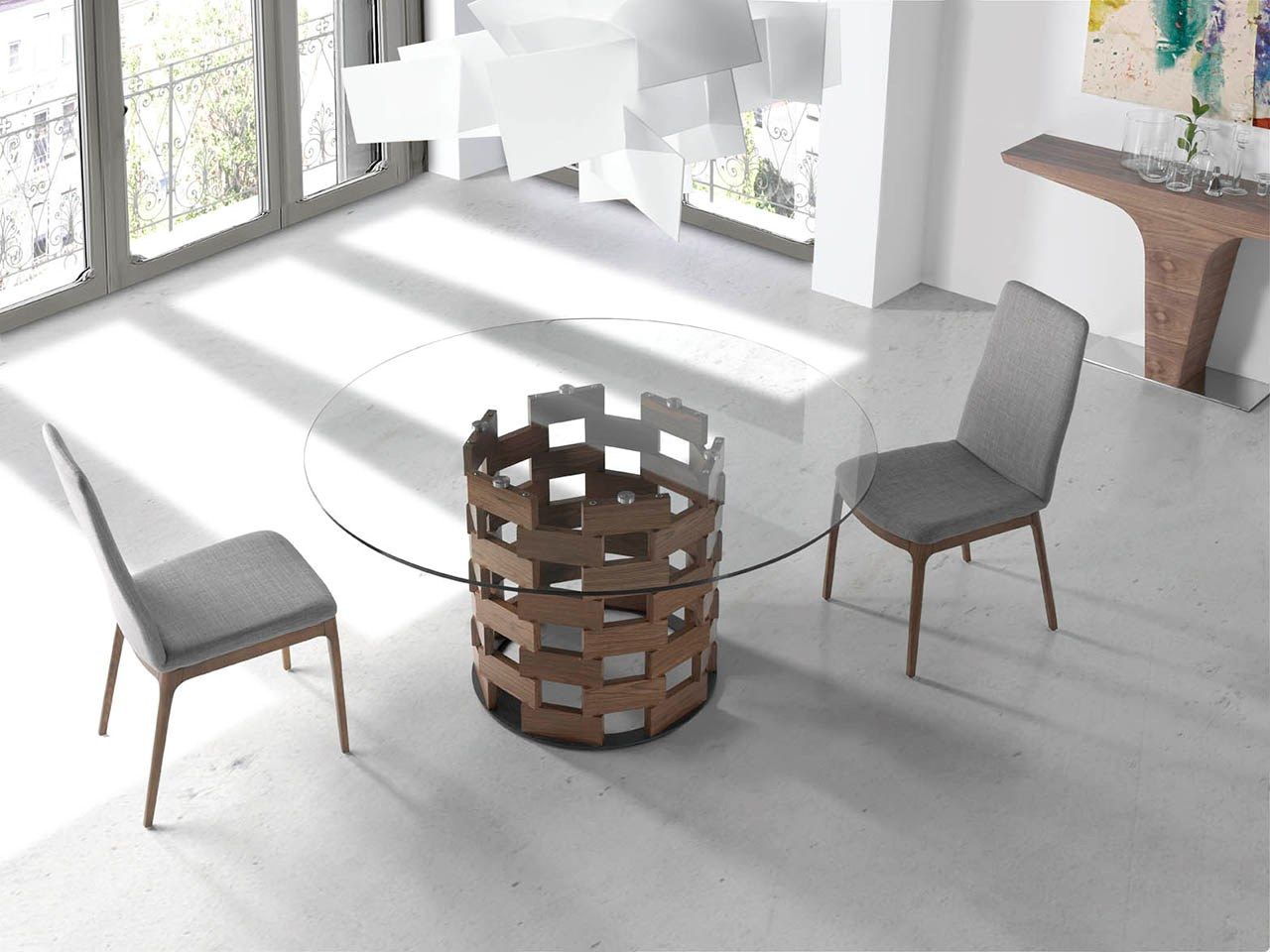 Деревянная прямоугольная консоль Angel Cerda Urban Deco ARCH-00126534 - Вид №3