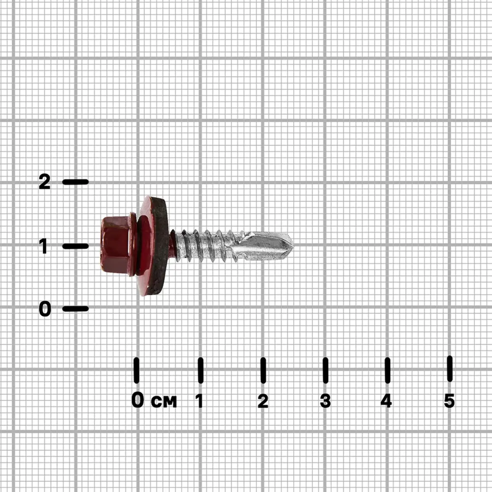 Саморезы кровельные Standers для металлической обрешетки с буром 5.5×25 мм 89213047 STLM-1008252 - Вид №2