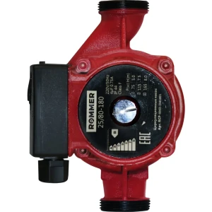 Циркуляционный насос ROMMER 25/80 для систем отопления и теплого пола 87475175