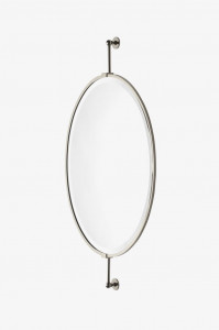 CRMR51 Хрустальное настенное овальное зеркало на стержне 24 "x 2 1/2" x 42 3/16 " Waterworks