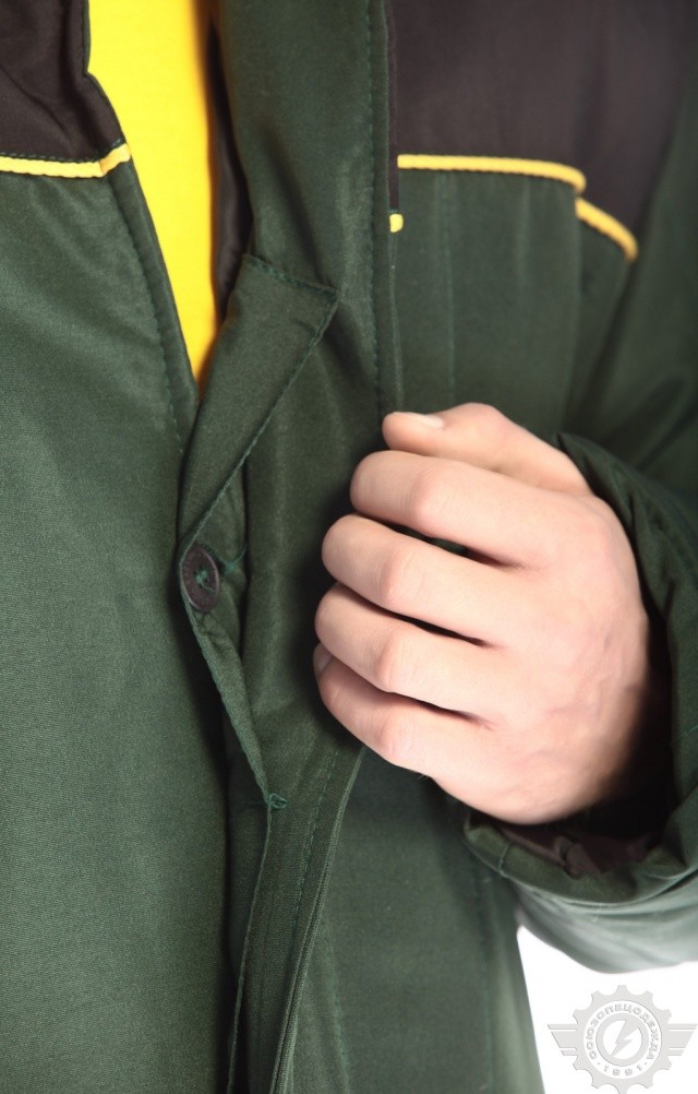 62264 Костюм "Дон" зеленый  Зимняя спецодежда  размер 60-62/170-176  - Вид №11
