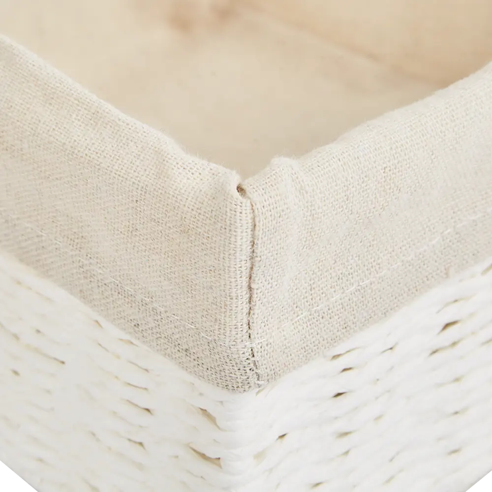 SPACEO Корзина для хранения из бумажных нитей с металлическим каркасом 89344356 Kub STLM-1357372 - Вид №3