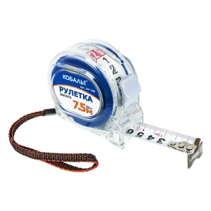Рулетка измерительная Кобальт 247-286 7.5 м с двухсторонней шкалой 89374065