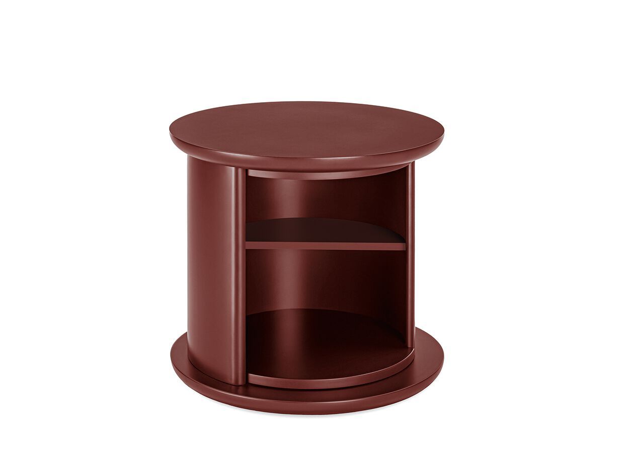 Деревянный круглый журнальный столик с отсеком для хранения Gallotti&Radice Hide &amp ARCH-00033631 - Вид №4