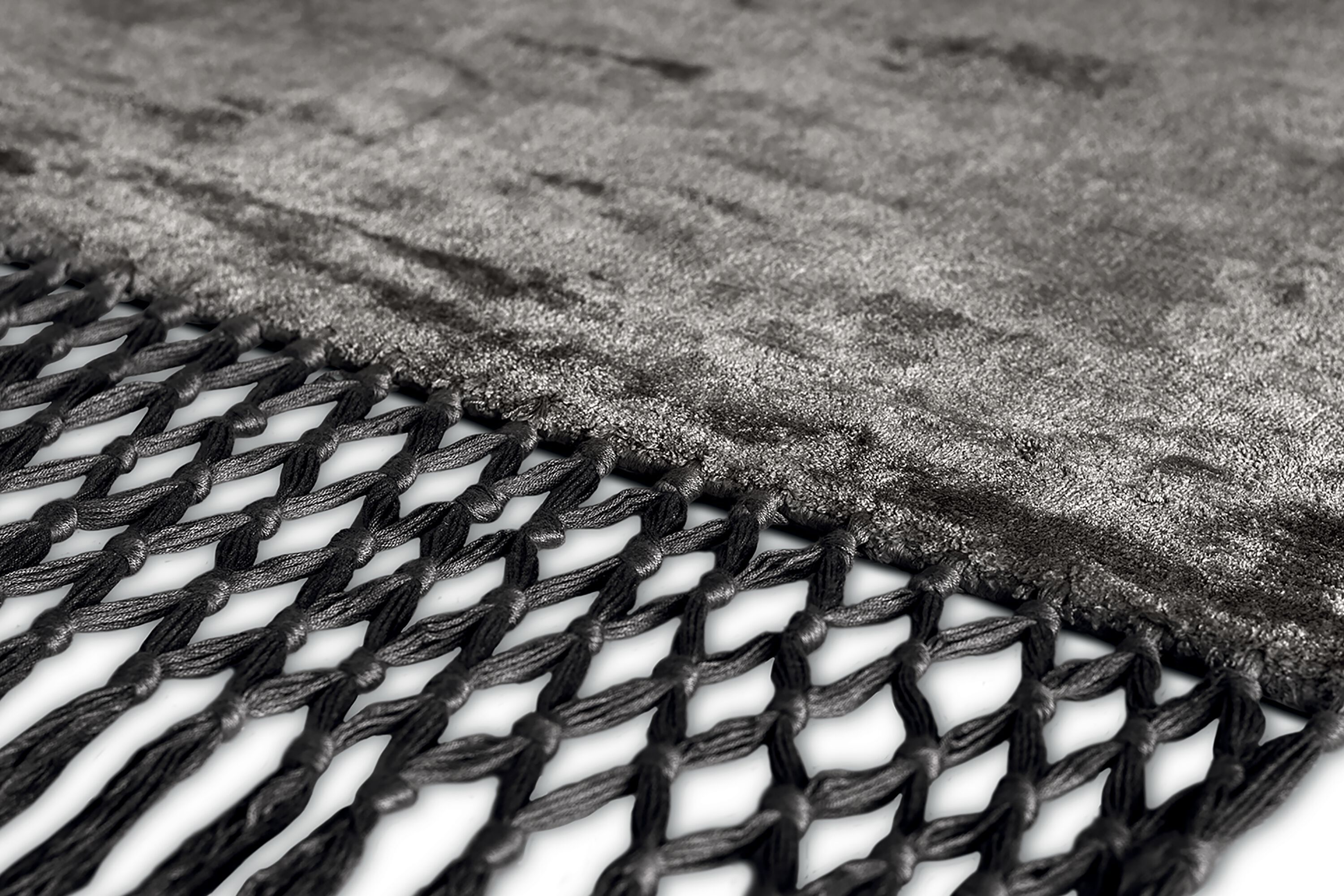 Шелковый прямоугольный ковер ручной работы Baxter FRINGES ARCH-00063107 - Вид №6