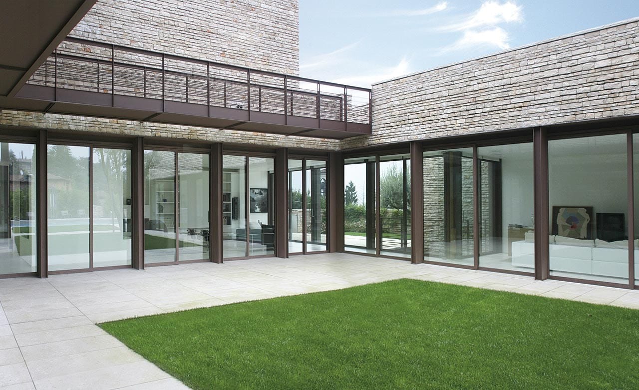 Металлическое раздвижное окно с тепловым сдвигом Capoferri Serramenti M55 ARCH-00106441 - Вид №8