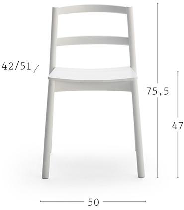 Billiani Стул из бука Load 640 - Вид №2