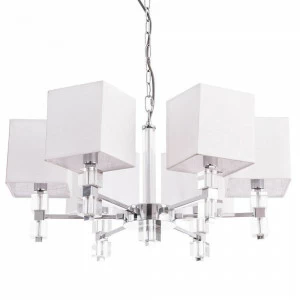 Подвесная люстра Arte Lamp North A5896LM-6CC ARTE LAMP ДИЗАЙНЕРСКИЕ, NORTH 328819 Белый;хром