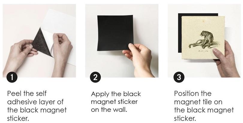 Groovy Magnets Настенный декоративный предмет из керамики Tiles M-tile-dr - Вид №6