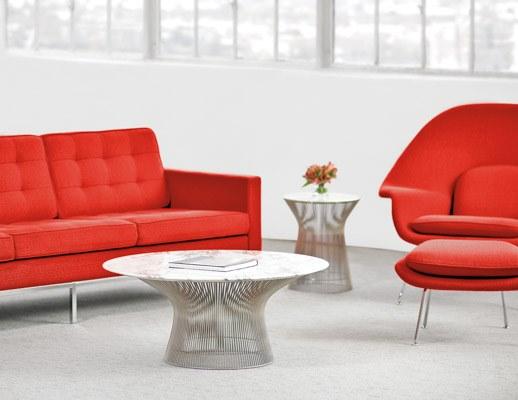 KNOLL Круглый сервиз из мрамора и стали Platner sun-id-1474231 - Вид №3