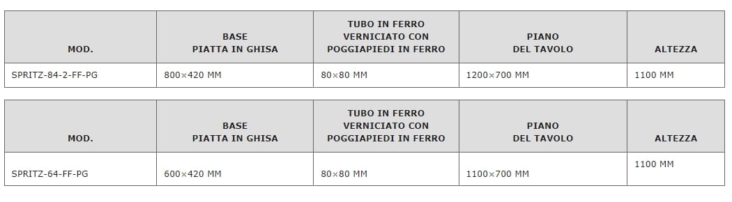 Высокий прямоугольный чугунный стол Vela Arredamenti ARCH-00118311 - Вид №3