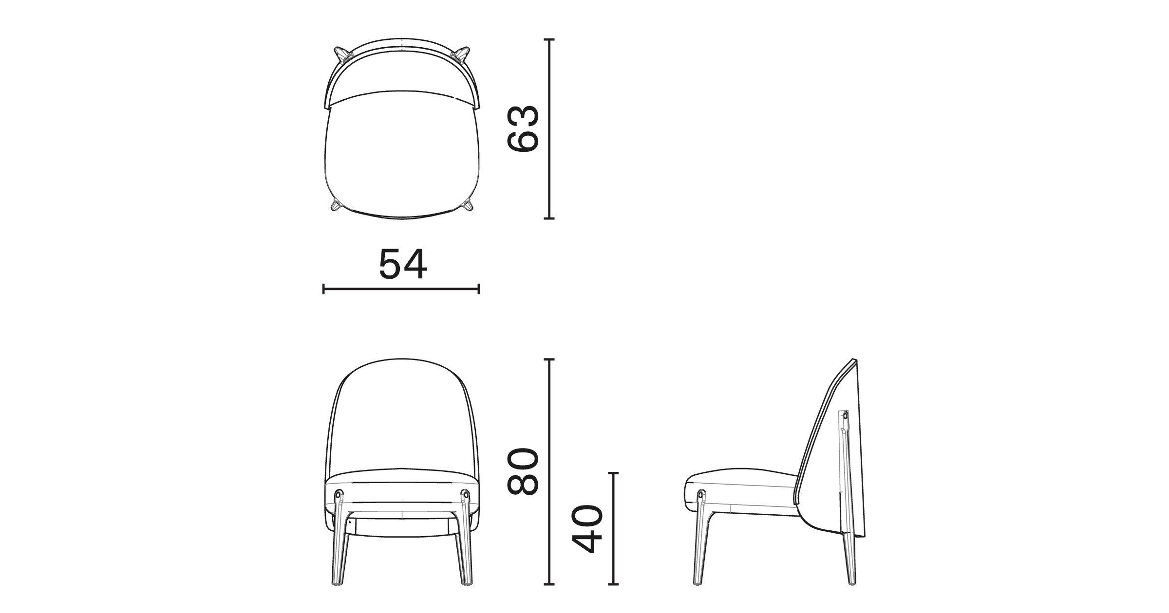 Тканевое кресло District Eight Ames ARCH-00054356 - Вид №7
