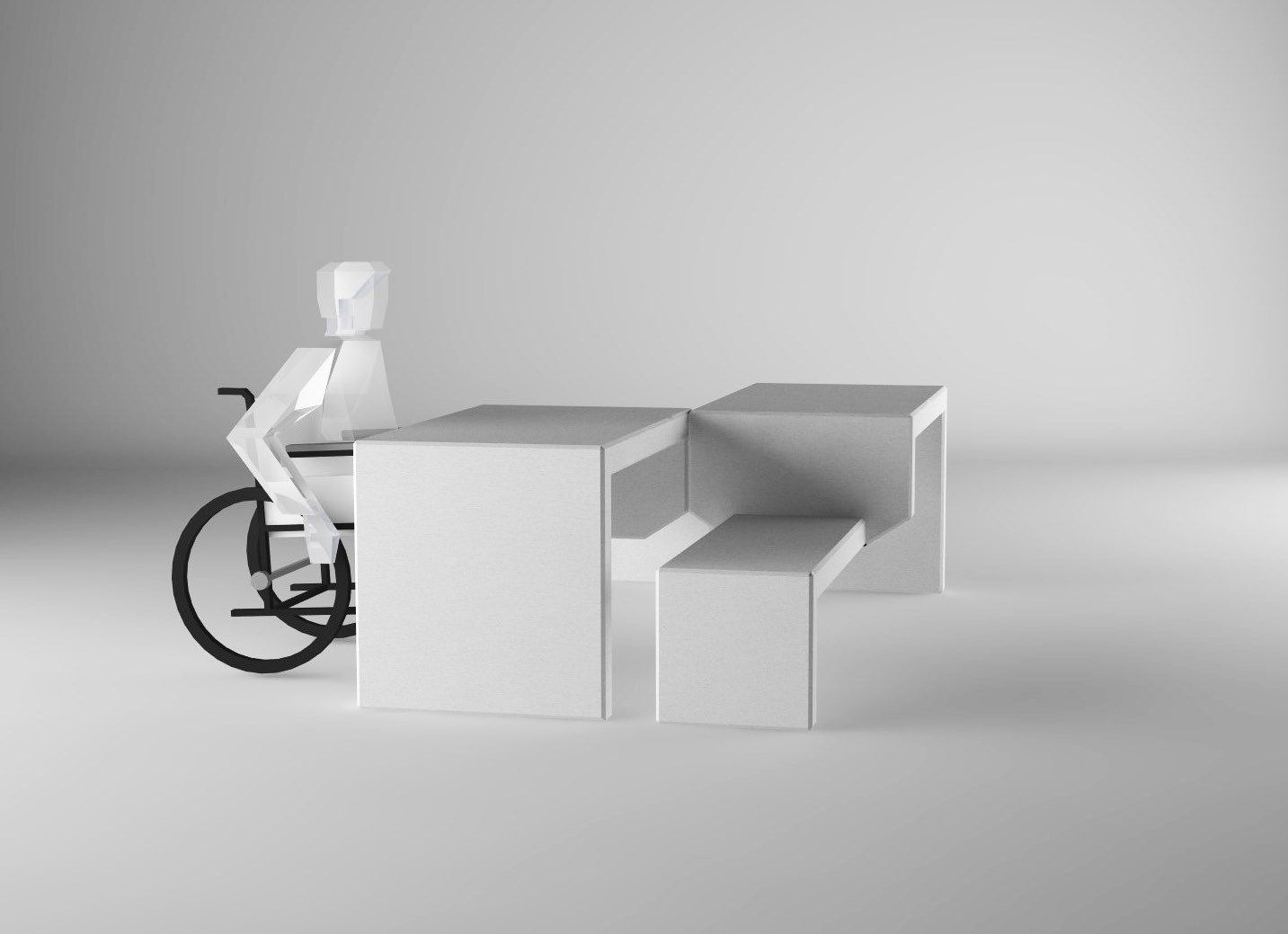 Реконструированный каменный стол для общественных мест Viscio Urban Design PANCA ARCH-00031773 - Вид №4