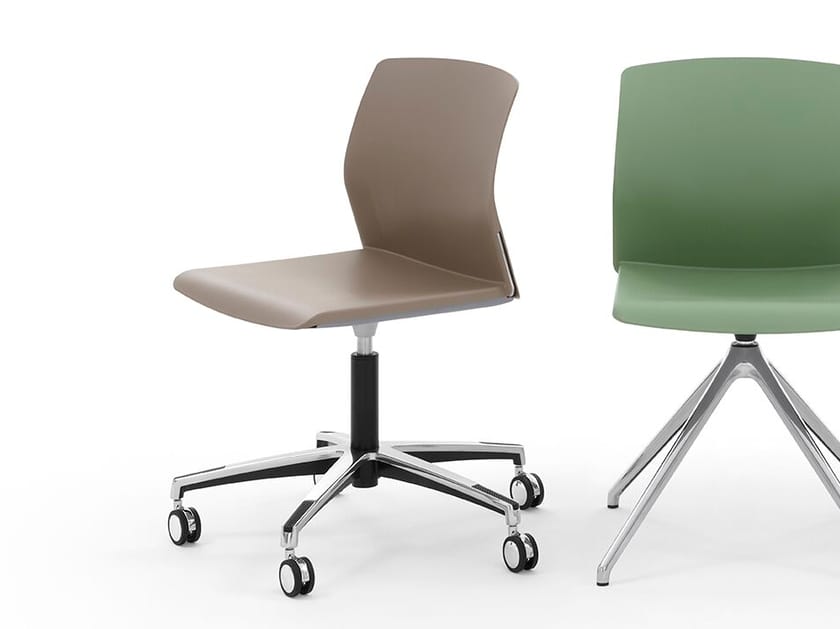 Пластиковый поворотный регулируемый по высоте офисный стул Diemmebi Весы ARCH-00073193