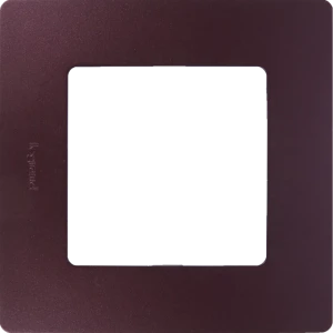 Рамка для розеток и выключателей Legrand Etika 1 пост, цвет слива 17356661 STLM-2105082