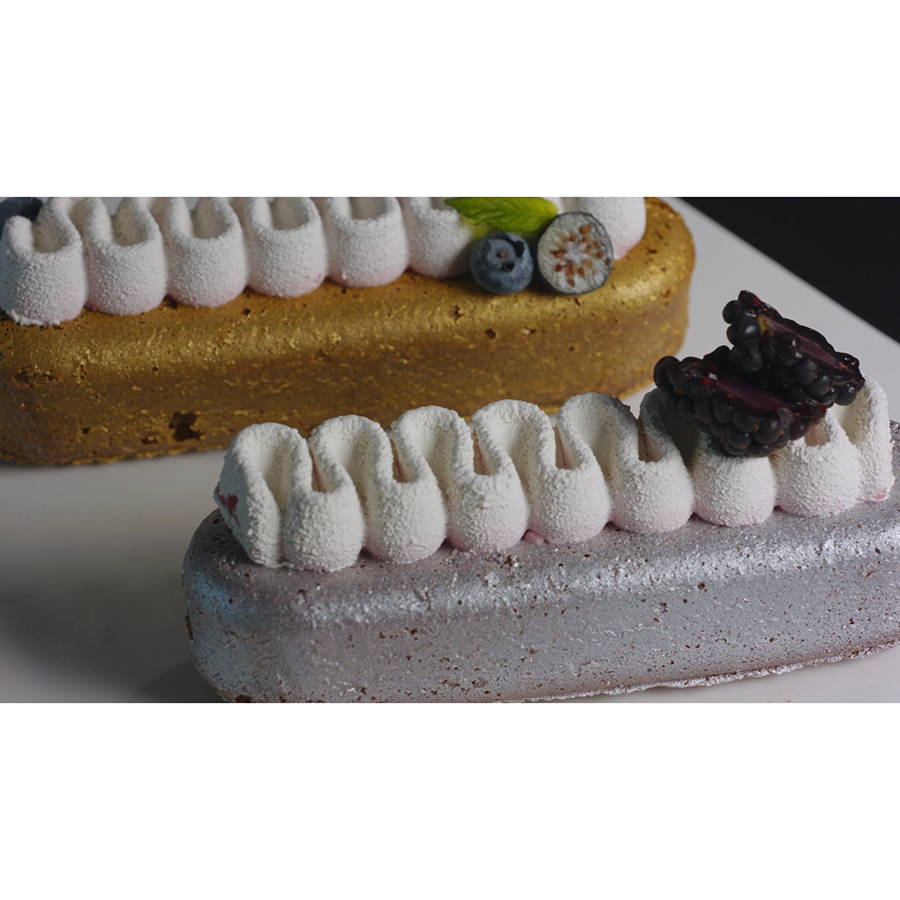 25.275.13.0065 Набор из 2 силиконовых форм для приготовления эклеров pop eclair Silikomart  - Вид №2