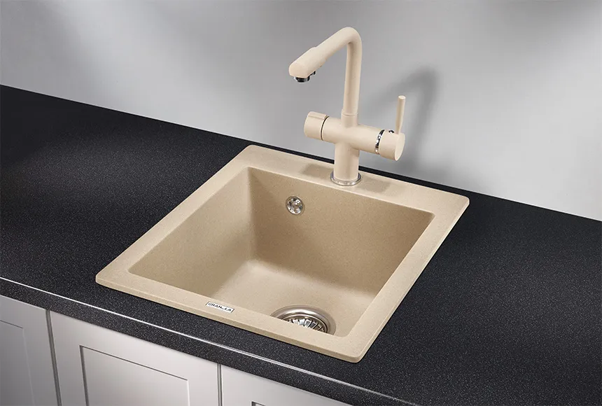 4201, ПЕСОК, кухонная мойка, кварц GRANULA 4201-ST71