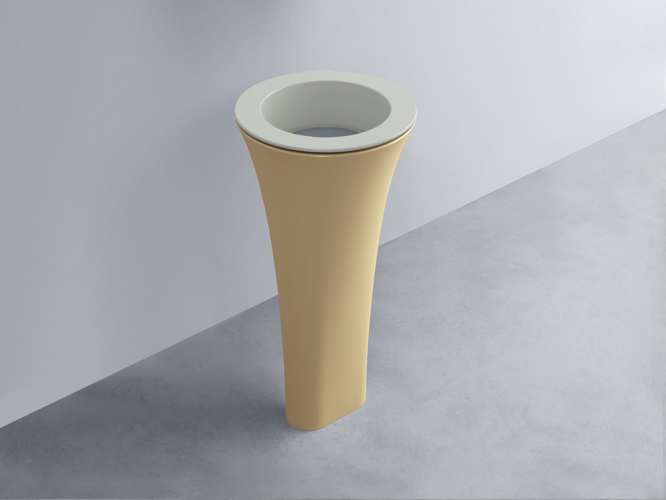 AMLA45-PM+AMPILT-BR+AMCOLT-CN Раковина Amedeo Tondo отдельностоящая cielo Enjoy + Amedeo Ceramica Cielo