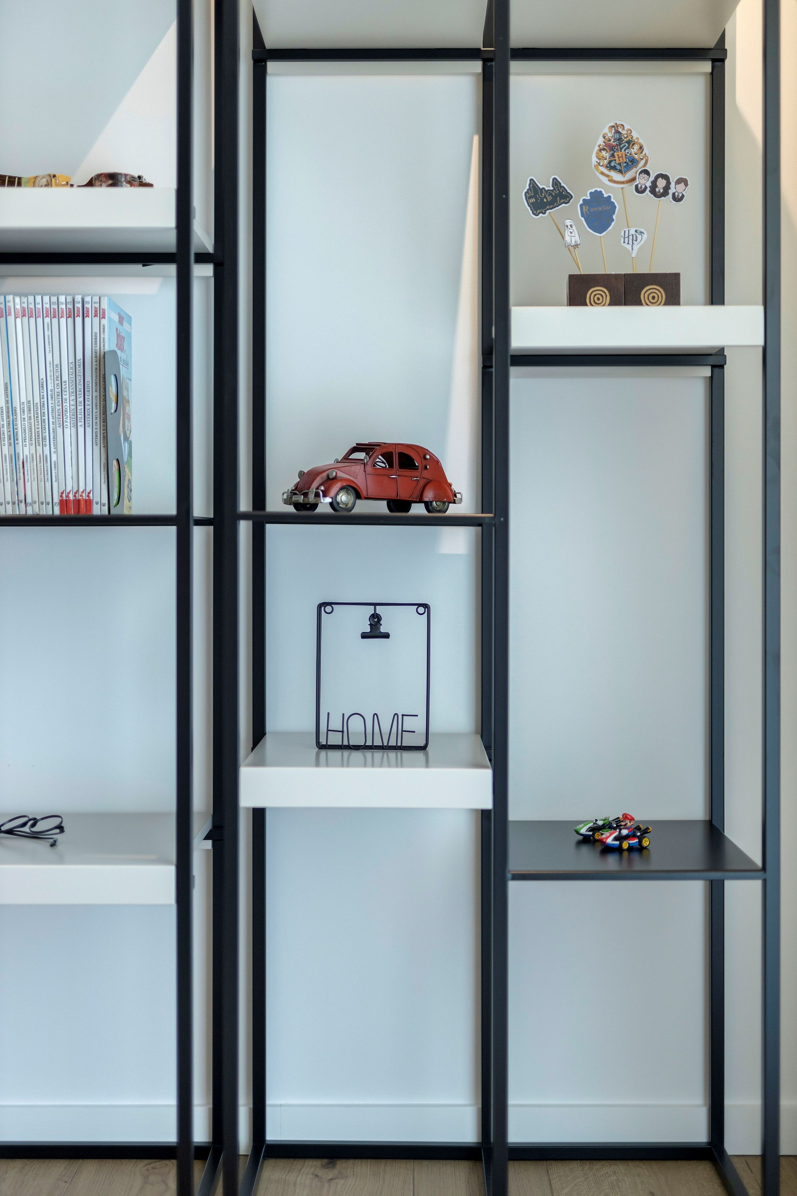 Железная двухсторонняя Книжная полка Stylish Club Slender ARCH-00029552 - Вид №8