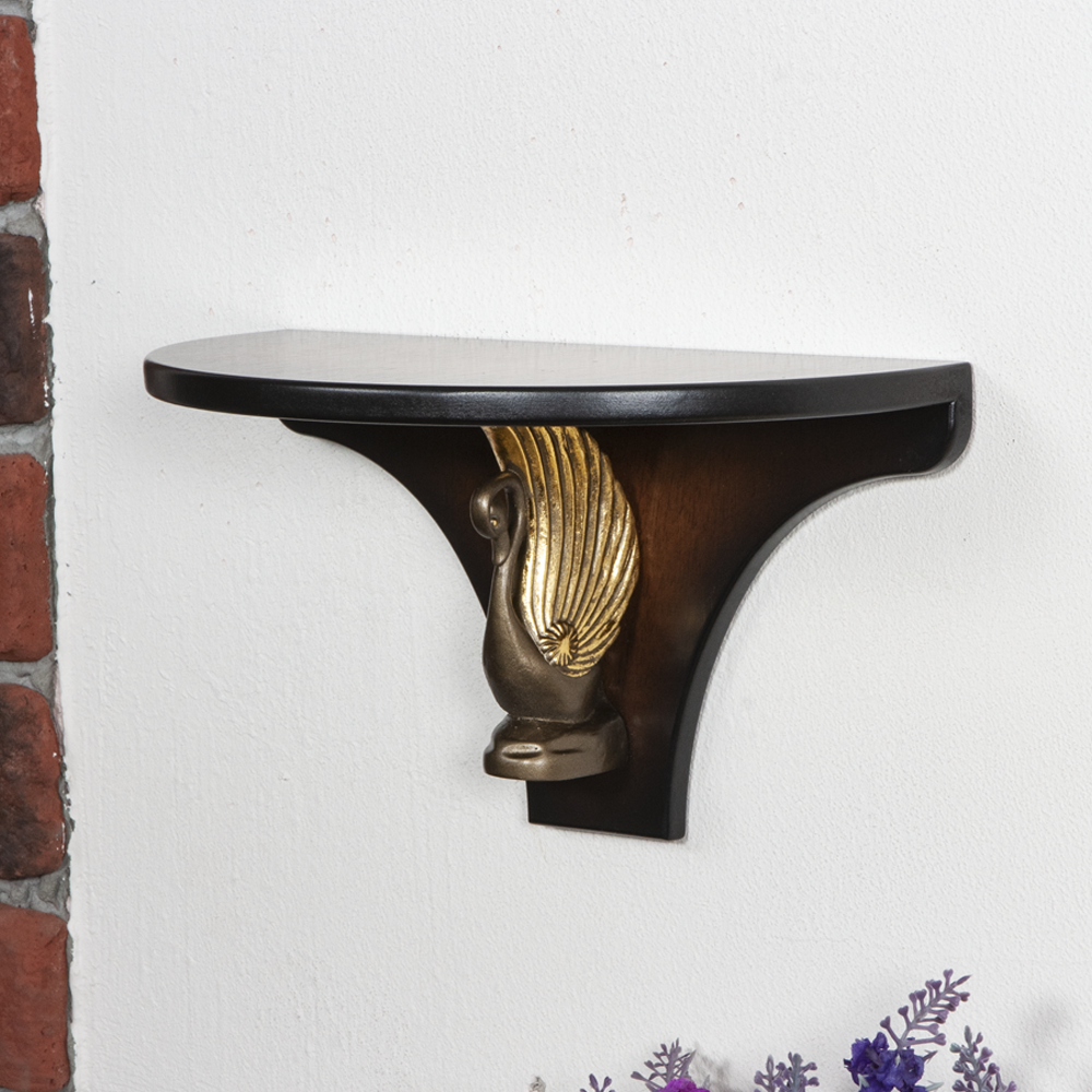 13072 Полочка Арго малая Орех BOGACHO 4627179652265 - Вид №3