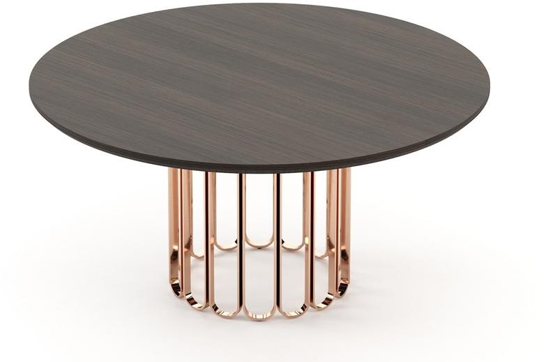 Laskasas Круглый обеденный стол из дерева Cheryl Lk2225  - Вид №1