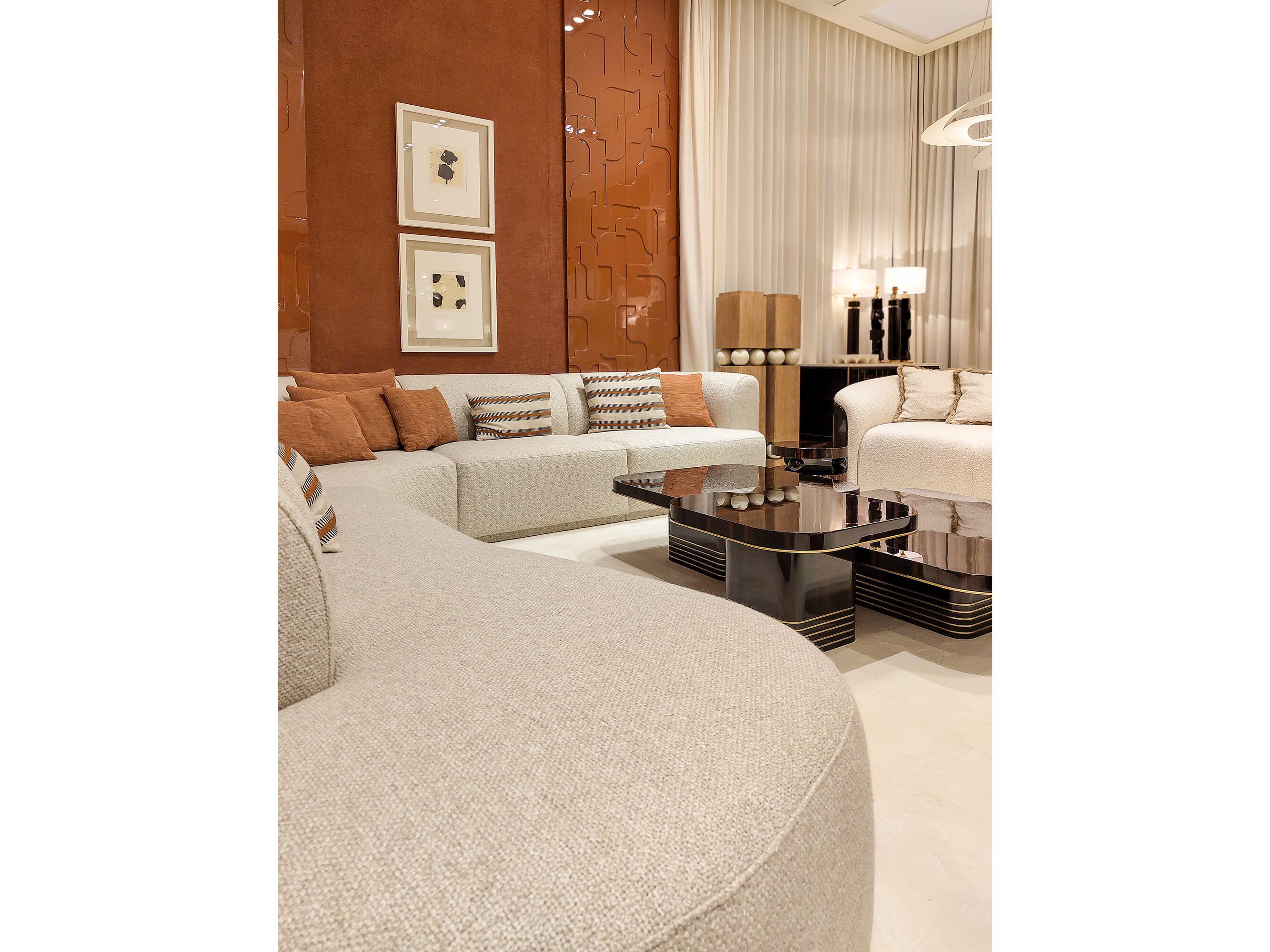 Модульный угловой диван из ткани JOSÉ LEITE DE CASTRO BLOOM ARCH-00111999 - Вид №2