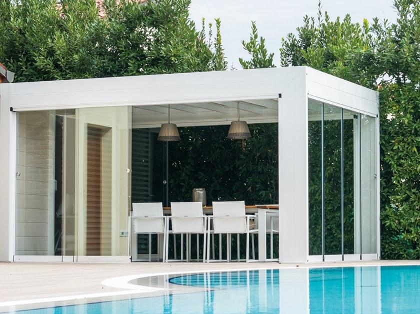 MV Living Копланарные раздвижные французские двери из алюминия и стекла Vetrate paravento sun-id-1471040 - Вид №1