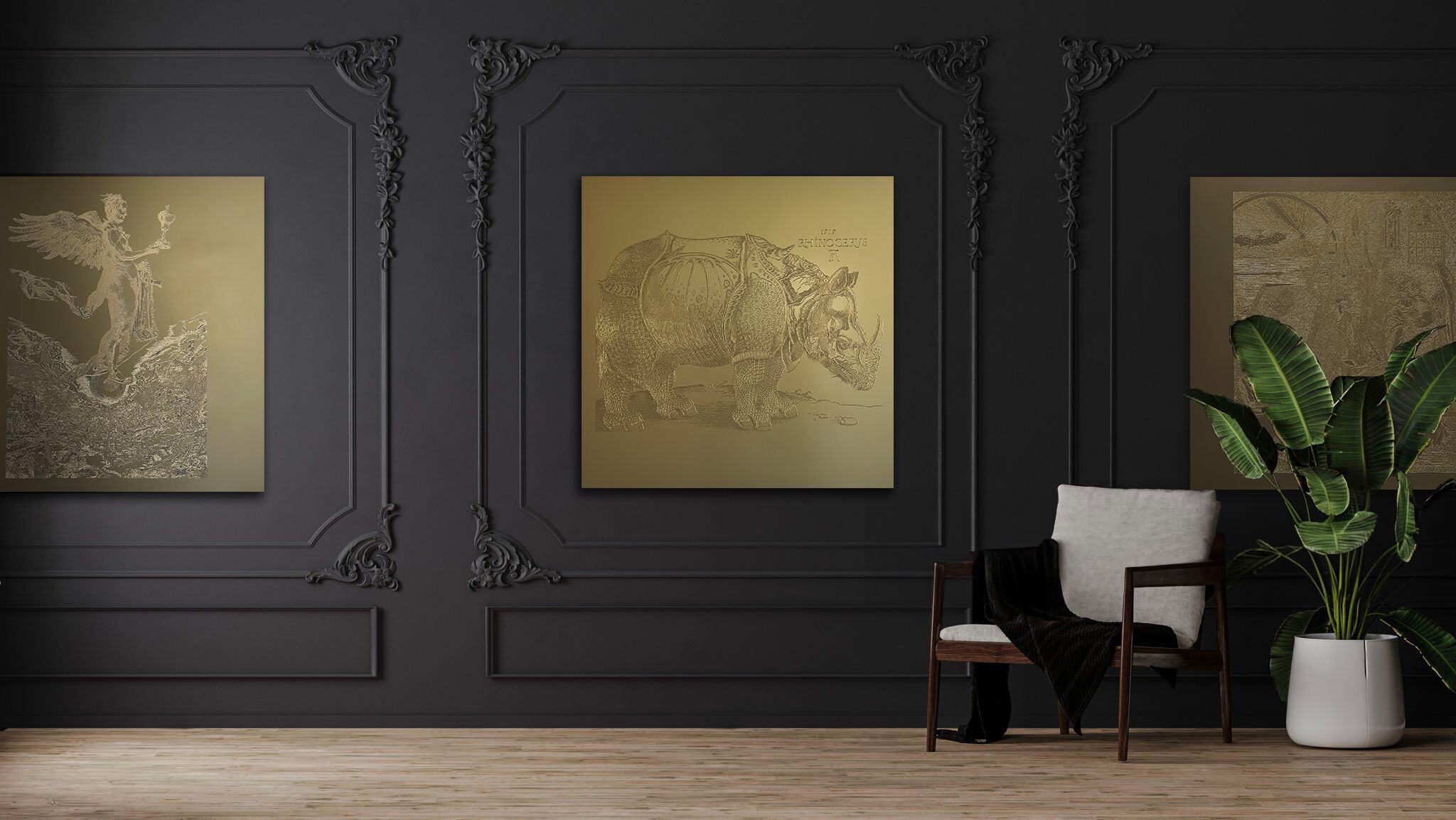 Алюминиевая гравюра на дереве Officinarkitettura® Дюрер ARCH-00118448 - Вид №7