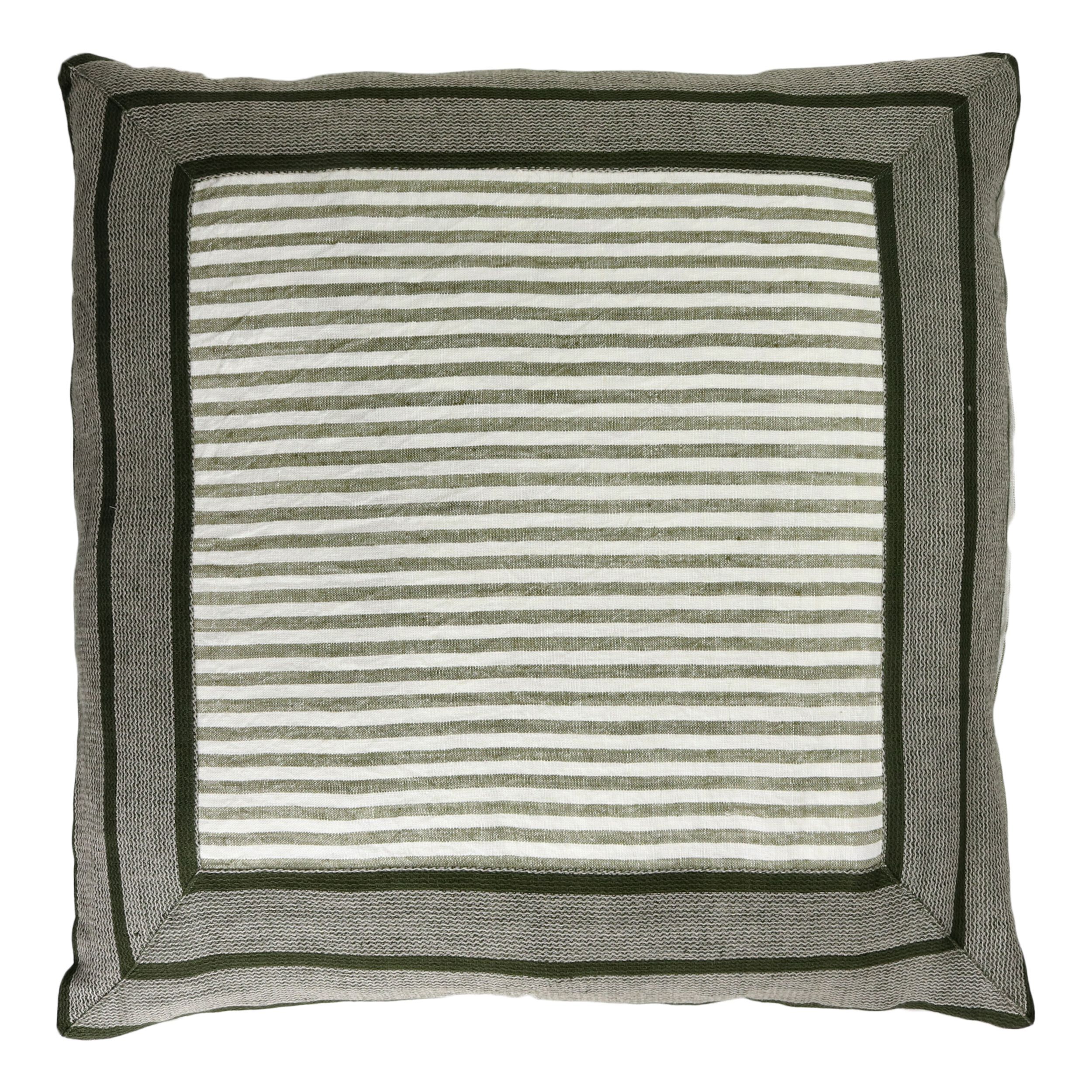 Квадратная льняная подушка POMAX Сен-Тропе ARCH-00102402