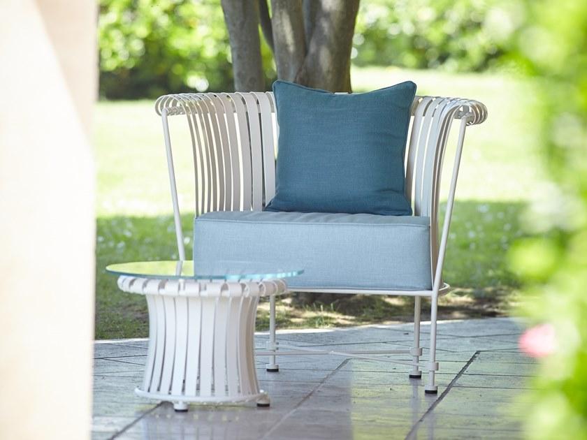 OFFICINACIANI Садовое кресло из кованого железа с подлокотниками Molle Gf4001ar  - Вид №1