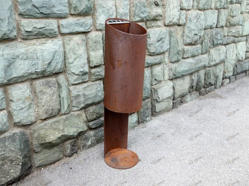 Tubo / ZZ Concept Урна для мусора из нержавеющей стали для улицы Tubo sun-id-1478459